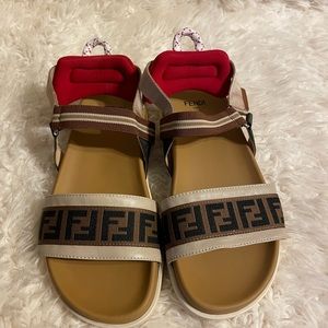 Fendi FF Logo Sandal